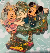 Mickey & Minnie Mouse Star Days Star Festival 2014 Japan Disney Pin C05