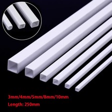 Square Tube Styrene ABS Strip Section Architecture Model Making 3mm-10mm size