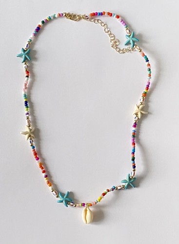 Boho Seeds Beaded Strand With Shell Necklace Ladies Jewellery - Picture 15 of 18