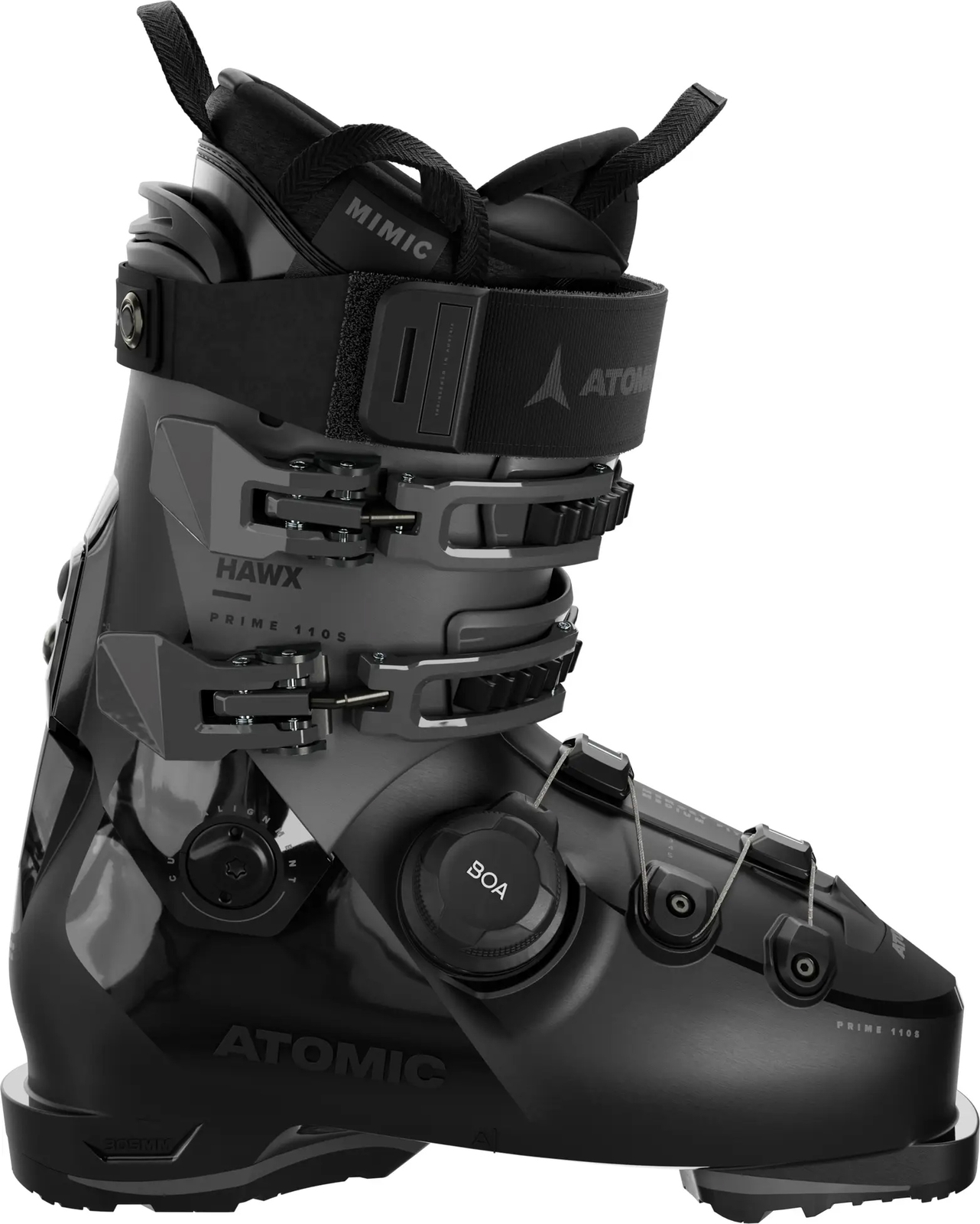 SALOMON Stivali da sci uomo 2025 Atomic Hawx Prime 110 S BOA GW neri nuovi 29.0 29.5