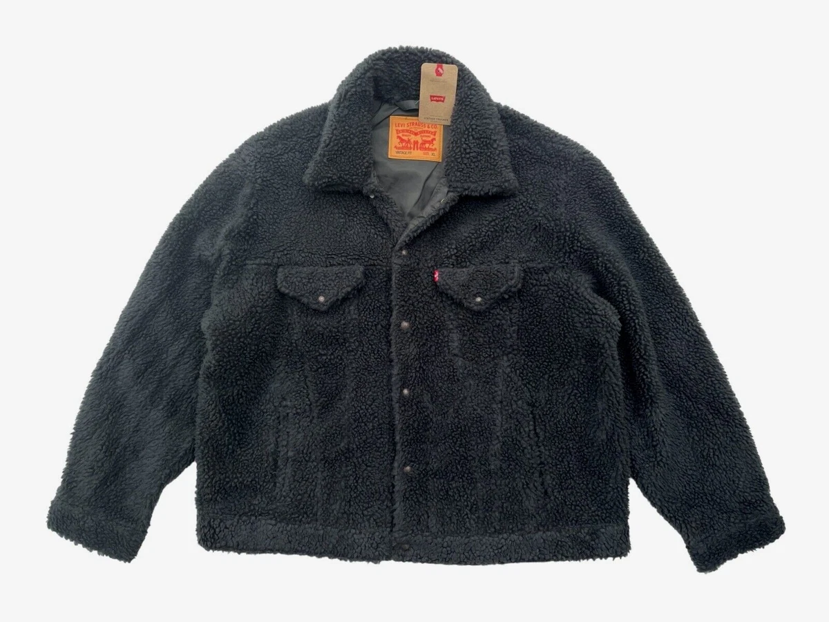 Levi's faux deals shearling trucker jacket