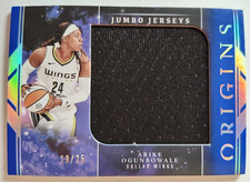 2024 Origins WNBA Arike Ogunbowale Jumbo Jerseys Patch Blue /25