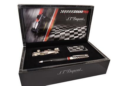 S.T Dupont Limited Edition #201 Grand Prix Tintenroller & Briefbeschwerer 252680