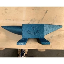 Agrotk Double Horn Anvil Cast Steel Anvil 22lbs Blacksmith for Forging Metalwork