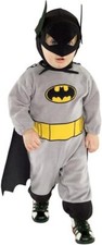 Batman Grey Romper DC Comics Baby Fancy Dress Up Halloween Child Costume