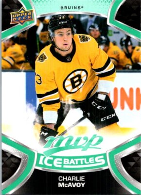 2021-22 Upper Deck MVP #173 Charlie McAvoy Ice Battles
