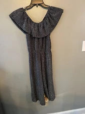 Love And Let Love Black And Silver Jumpsuit