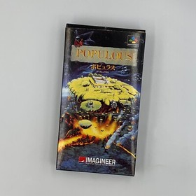 Populous Super Famicom SFC Japan Import US Seller