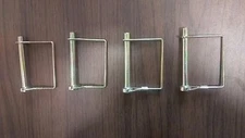 (LOT OF 4) Coupler Split Hitch Safety Pin 1/4" dia x 2-1/2 usable length 