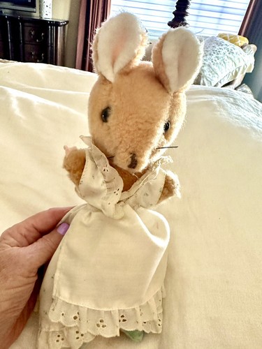 Vintage 11” EDEN Beatrix Potter “Lady Mouse” Plush Stuffed Animal 1979 Dressed - Picture 6 of 10