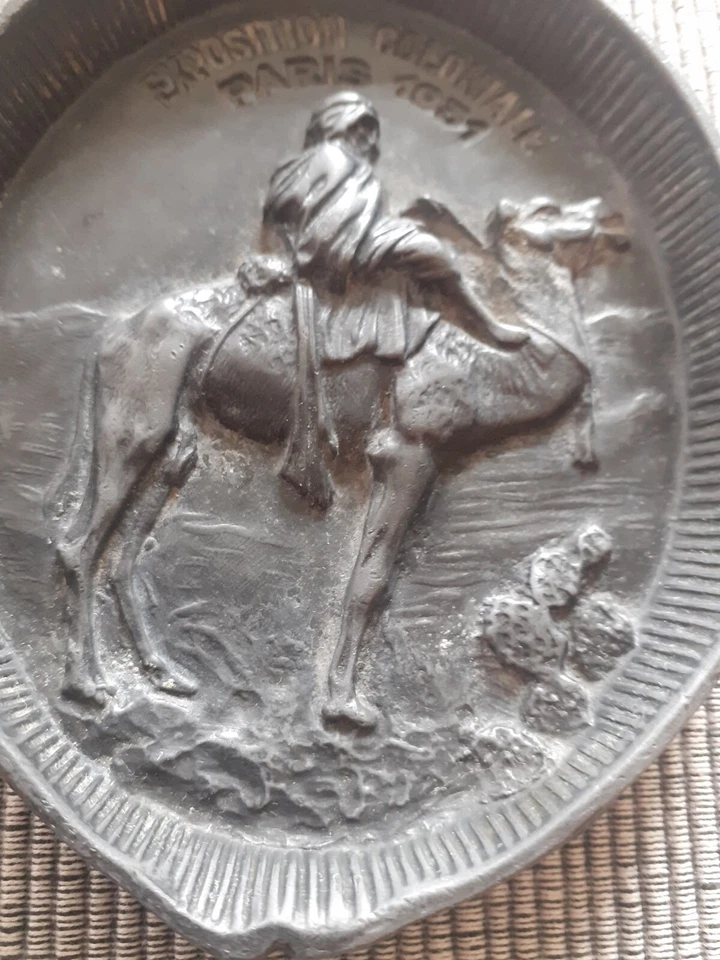 Coupelle Exposition Coloniale Paris 1931 Orientaliste Touareg Afrique - Photo 2/4