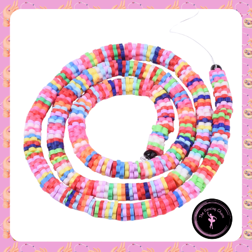FLOWER Polymer Clay Beads Strands, Flower Shapes, Mixed Colour, DIY Jewellery - Picture 2 of 3