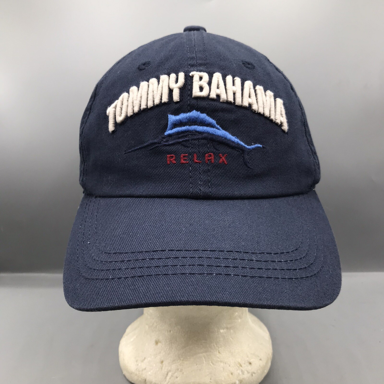 Tommy Bahama Swordfish Logo Relax Adult Adjustable Blue Casual Hat Cap