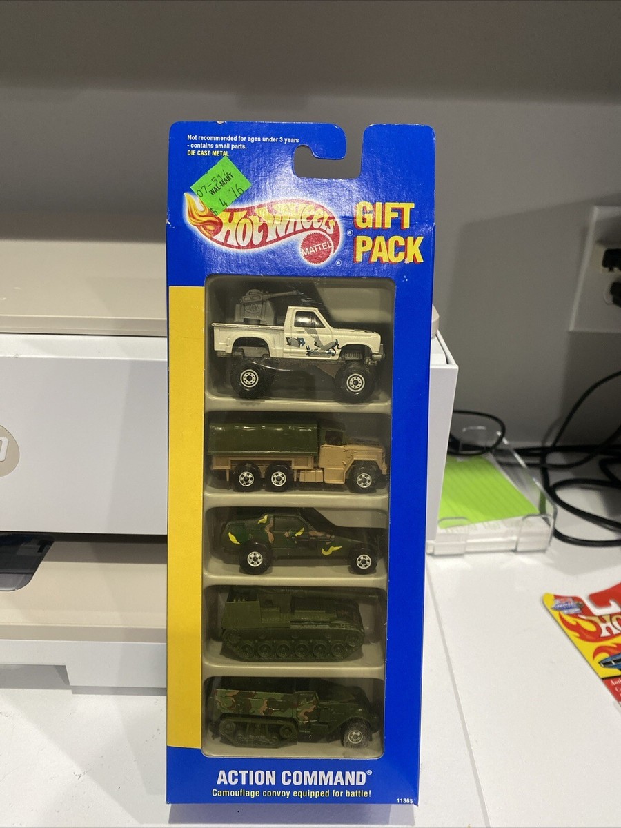 Ｓ NIB FACTORY SEALED 1991 Hot Wheels Gift For Pack Action