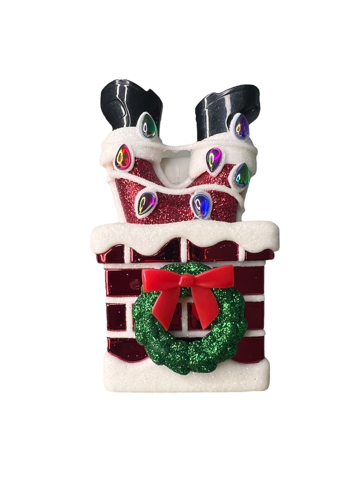 Bath & Body Works Santa Stuck In Chimney Wallflower Plug In Holiday Decor-image