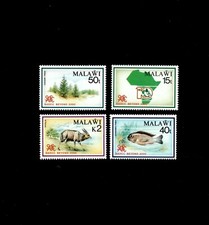 VINTAGE CLASSICS - Malawi - Africa, Animals, SADCC - Set of 4 Stamps - MNH