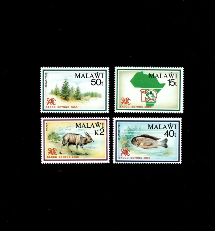 VINTAGE CLASSICS - Malawi - Africa, Animals, SADCC - Set of 4 Stamps - MNH