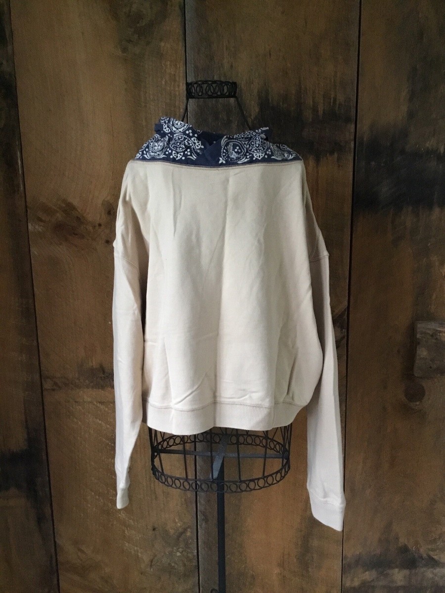 James Free People Bandana Hoodie Free People James Bandana Print