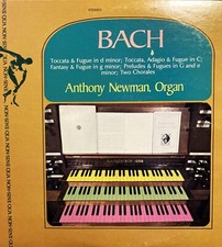 Anthony Newman, Bach: Favorite Organ Music Stereo SQN 7771 VG+ 1974 PET RESCUE