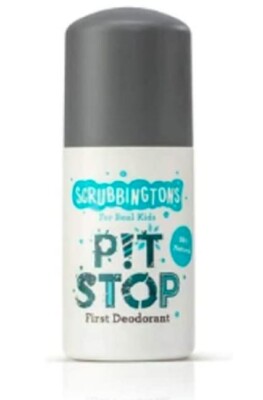 Scrubbingtons Pit Stop Children's Natural First Deodorant 50ml Sensitive Skin