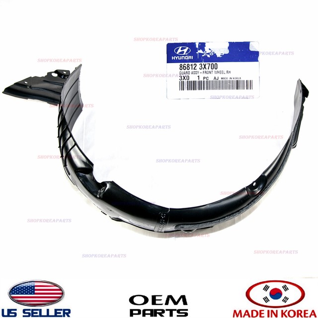 Hyundai 868123X700 Genuine OEM Fender Liner for sale online eBay