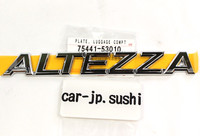 Toyota Original Altezza Logo Name Heck Kofferraum GepÄCk Emblem Badge 75441-5...
