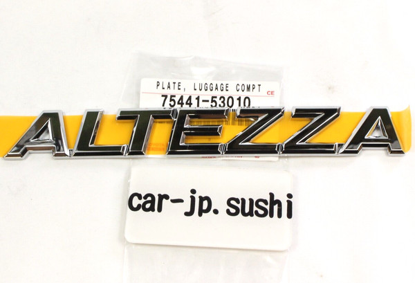 Toyota Original Altezza Logo Name Heck Kofferraum GepÄCk Emblem Badge 75441-5...-image