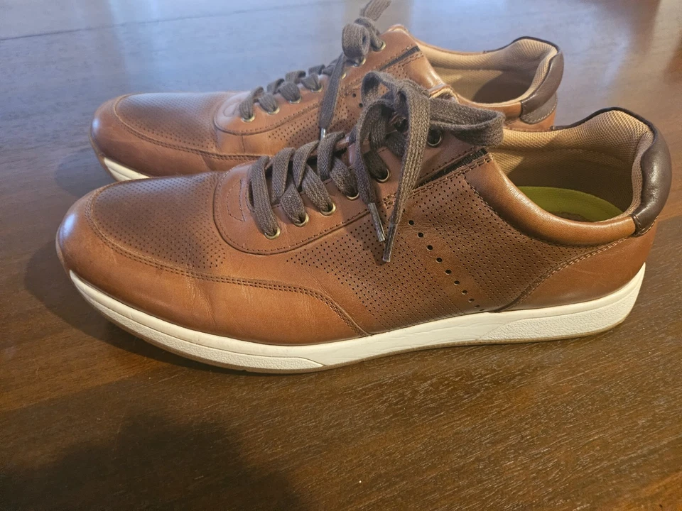 Florsheim Fusion Sport 系带 Moc 牛津复古运动鞋风格男式 11 M — 第 2/4 张图片