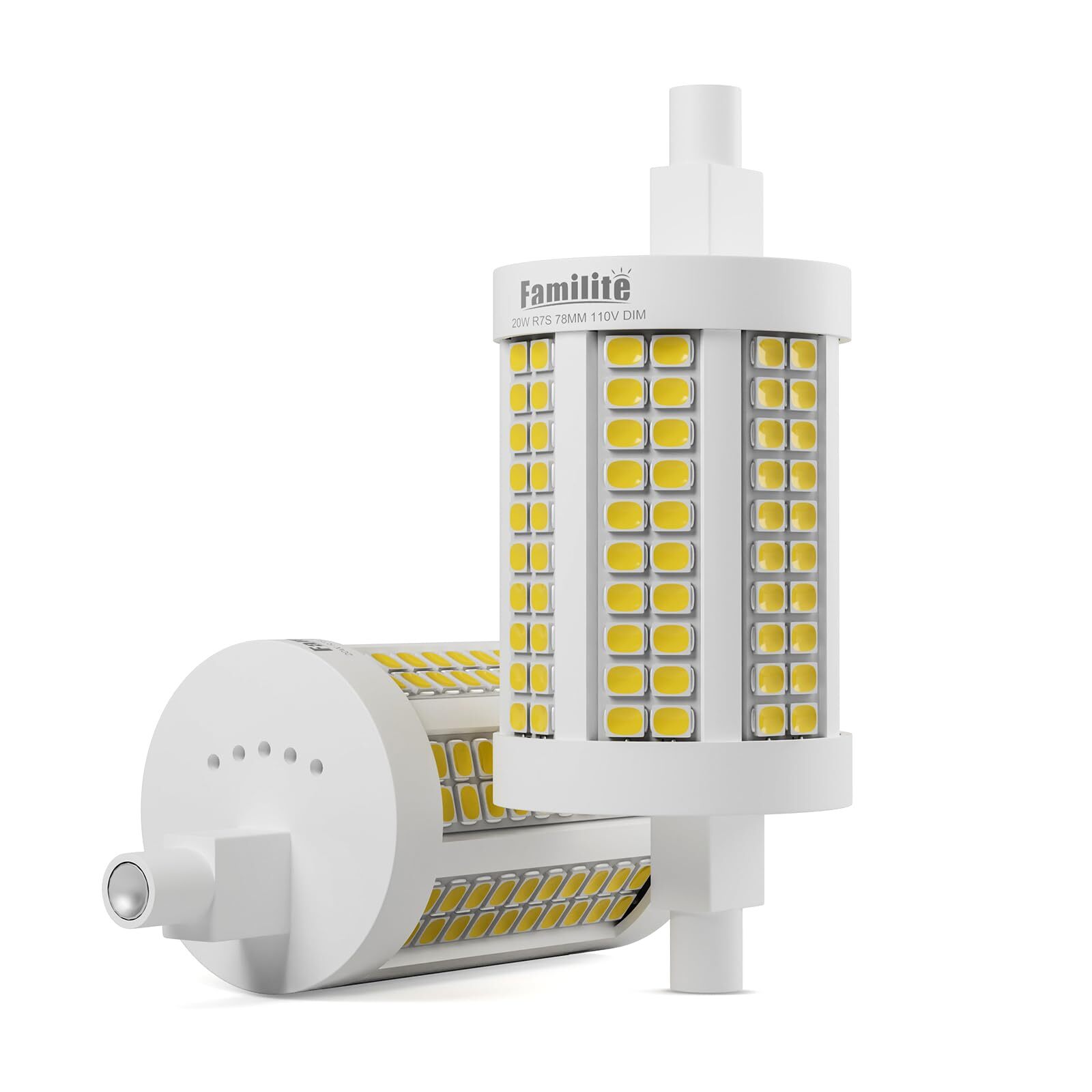 R7S LED Bulb 78MM, 20W Dimmable J78 Flood Light, 150W Halogen T3 Replacement ...