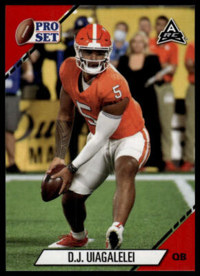 2021 Pro Set College Football #04 D.J. Uiagalelei Red