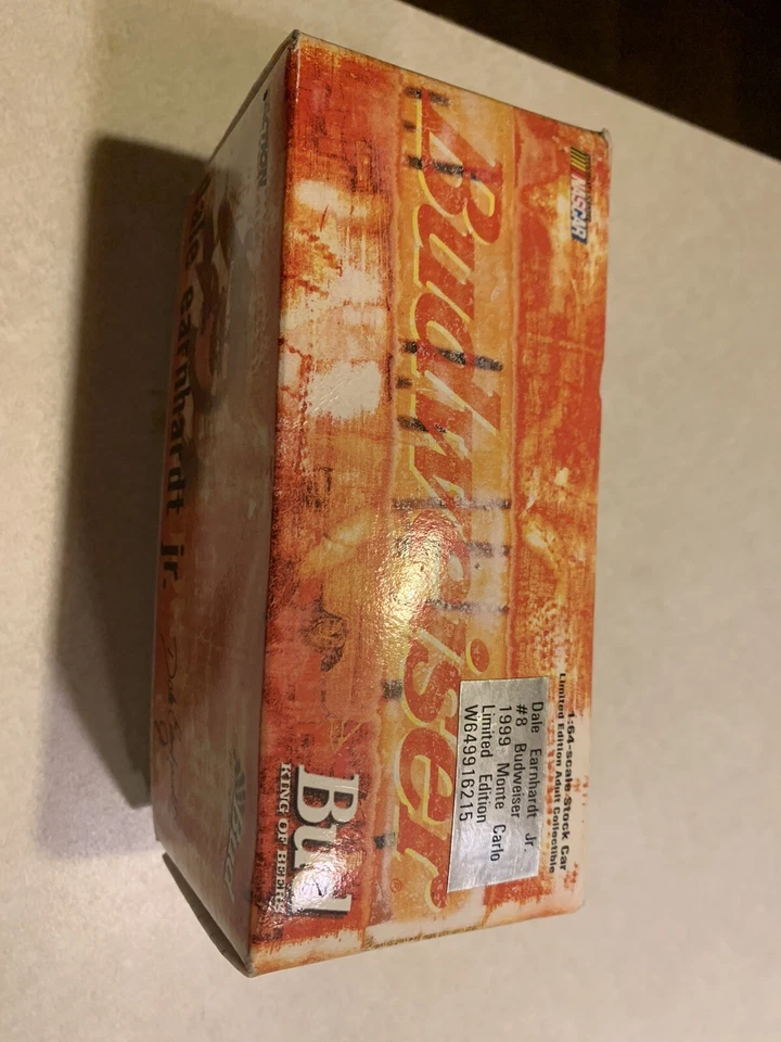 Dale Earnhardt Jr #8 Budweiser 1999 Chevy Monte Carlo Action 1/64 Race Car - Image 2 of 4