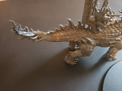 Warhamner Fantasy Auric Runenvater auf Magmadroth Fyreslayers Age Of Sigmar gebaut - Bild 5 von 9