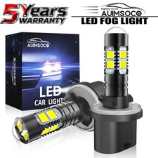 2x Led Fog Light Bulbs 6500k White Lamp 880 885 890 891 892 893 899