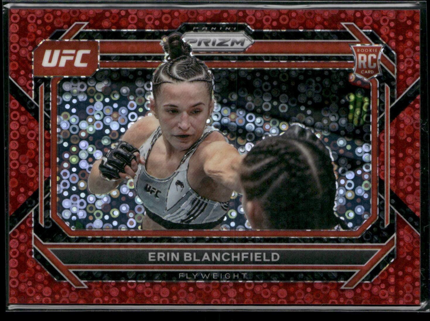 2023 Prizm UFC ERIN BLANCHFIELD RC /99 Rookie Red Disco Prizm #12 N712