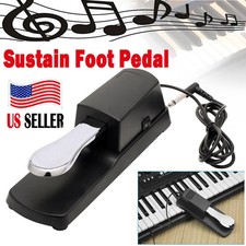 Universal Damper Sustain Pedal Foot Switch for Electric Digital Piano Keyboard