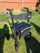 4 Wheeled Careco Walker Very Lightly Used For Just A Few Weeks with seat