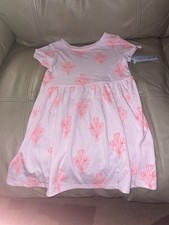 Cat  Jack Light Pink Floral Kids Dress Size 4T NWT