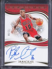 2023-24 Panini Immaculate BJ Armstrong Heralded Signatures Auto /99