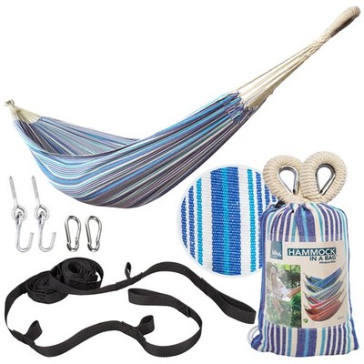 Bliss Hammocks Single Hammock with Rope Loops & Tree Straps, 220 lb, Sail Cloth