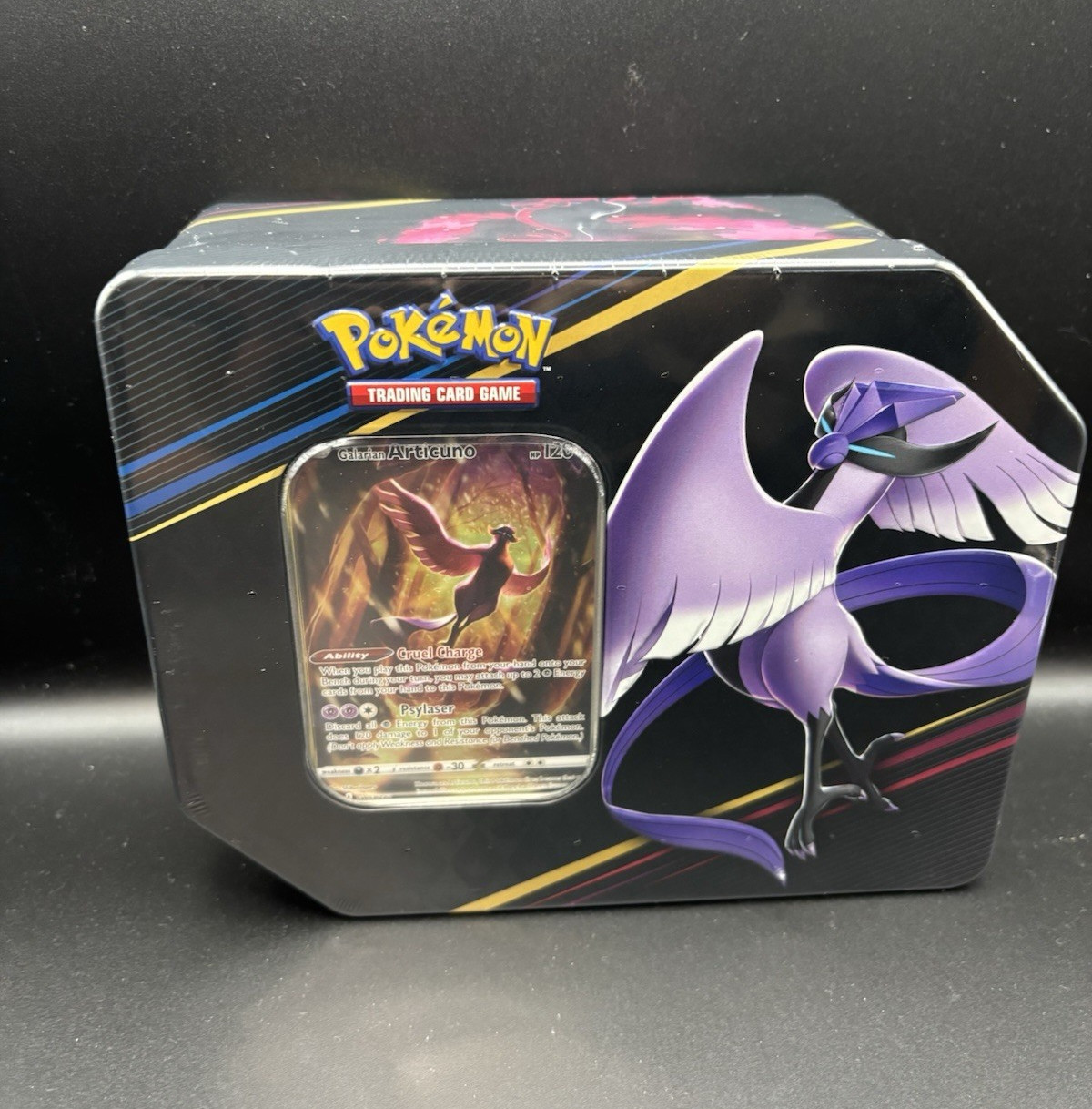 Galarian Articuno Tin Pokemon Crown Zenith trading card — raw and PSA graded price guide