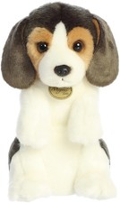 Aurora Miyoni Tots Beagle Pup Plush 9.5in Sitting Pretty Stuffed Animal