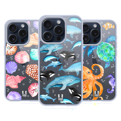 HEAD CASE DESIGNS MEERESLEBEN AQUARELL GEL HANDYHÜLLE FÜR APPLE iPHONE HANDYS
