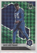 2021 Panini Mosaic Rookies Green Mosaic Prizm Dayo Odeyingbo #357 3a3