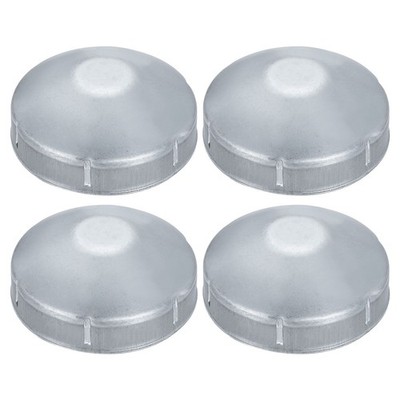 4Pcs Chain Link Fence Post Cap, Dome External Post Caps Fit 3'' OD Pipe