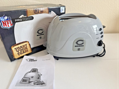 Chicago Bears Pro Toast NFL Toast Your Team 2 Slice Automatic Toaster Open Box