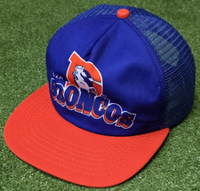Denver Broncos Snapback Hat Cap NFL Football New Era Pro Design 90's Made in USA