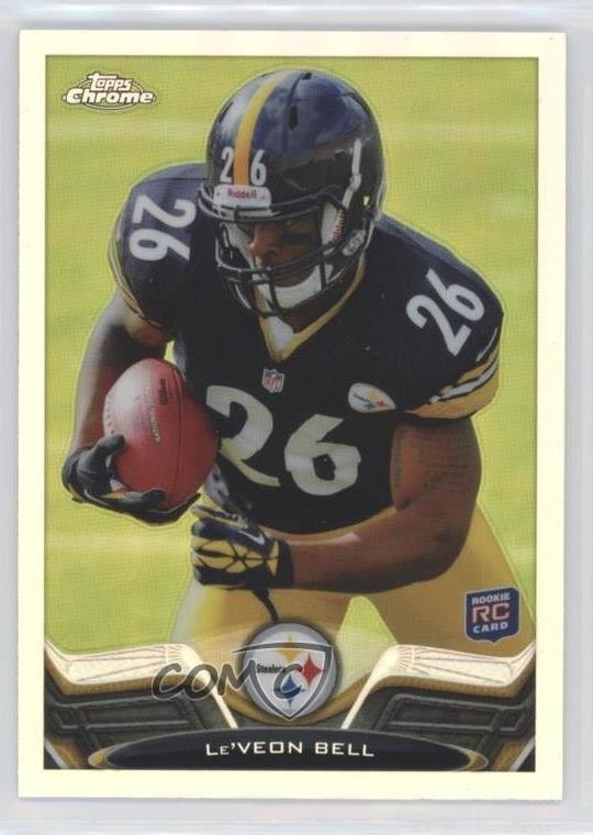 2013 Topps Chrome Refractor Le'Veon Bell #198 Rookie RC 12g7