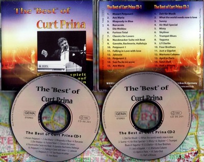 CURT PRINA   THE BEST OF   2-CDs (rare WERSI Produktion) mit 30 TITELN / selten