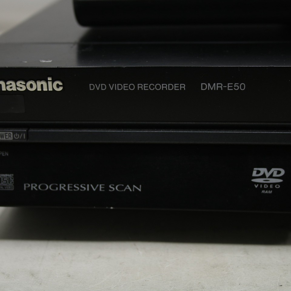 Panasonic DMR-E50 DVD Recorder Player + Remote Control, Black | eBay