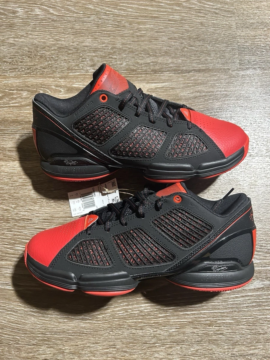 Adidas Adizero Rose 1.5 Restomod Low Black Vivid Red | eBay